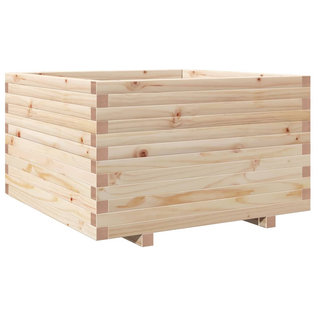 Odlingslåda 80x80x49,5 cm massivt furuträ