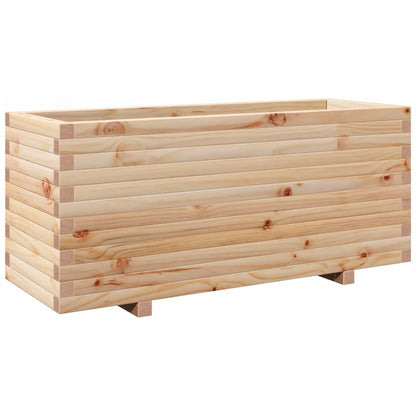 Odlingslåda 110x40x49,5 cm massivt furuträ