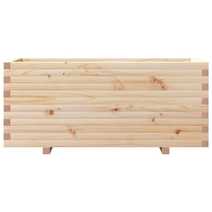 Odlingslåda 110x40x49,5 cm massivt furuträ