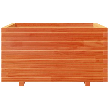Odlingslåda vaxbrun 90x60x49,5 cm massiv furu
