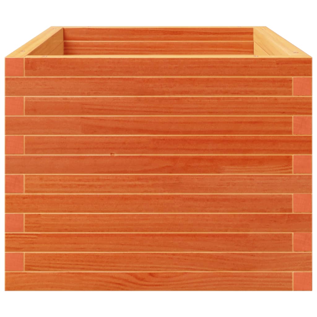 Odlingslåda vaxbrun 90x60x49,5 cm massiv furu
