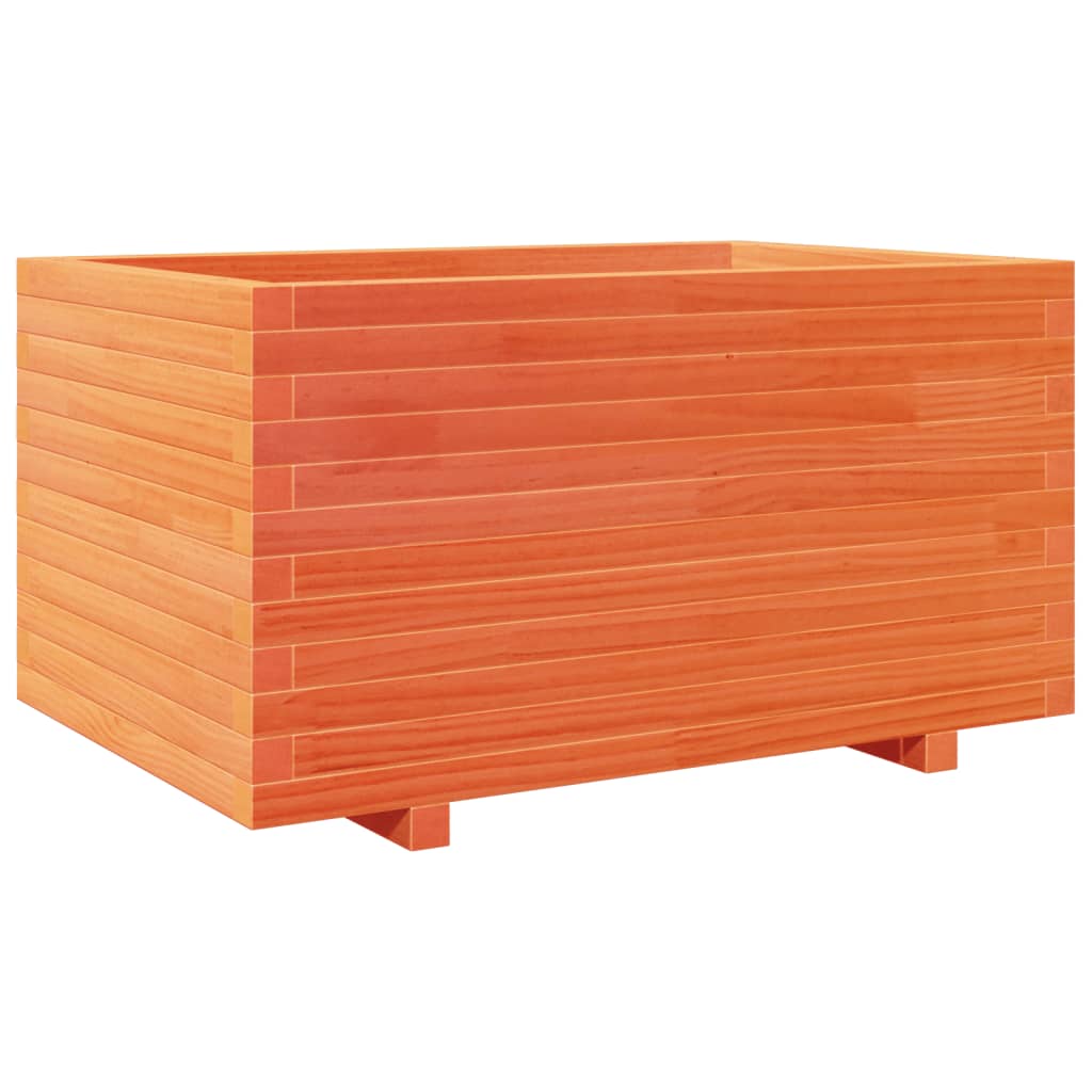 Odlingslåda vaxbrun 90x60x49,5 cm massiv furu