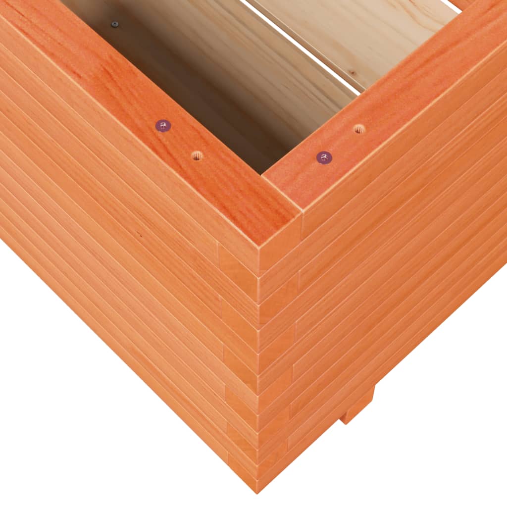Odlingslåda vaxbrun 90x60x49,5 cm massiv furu