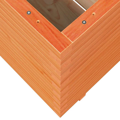 Odlingslåda vaxbrun 70x70x72,5 cm massiv furu