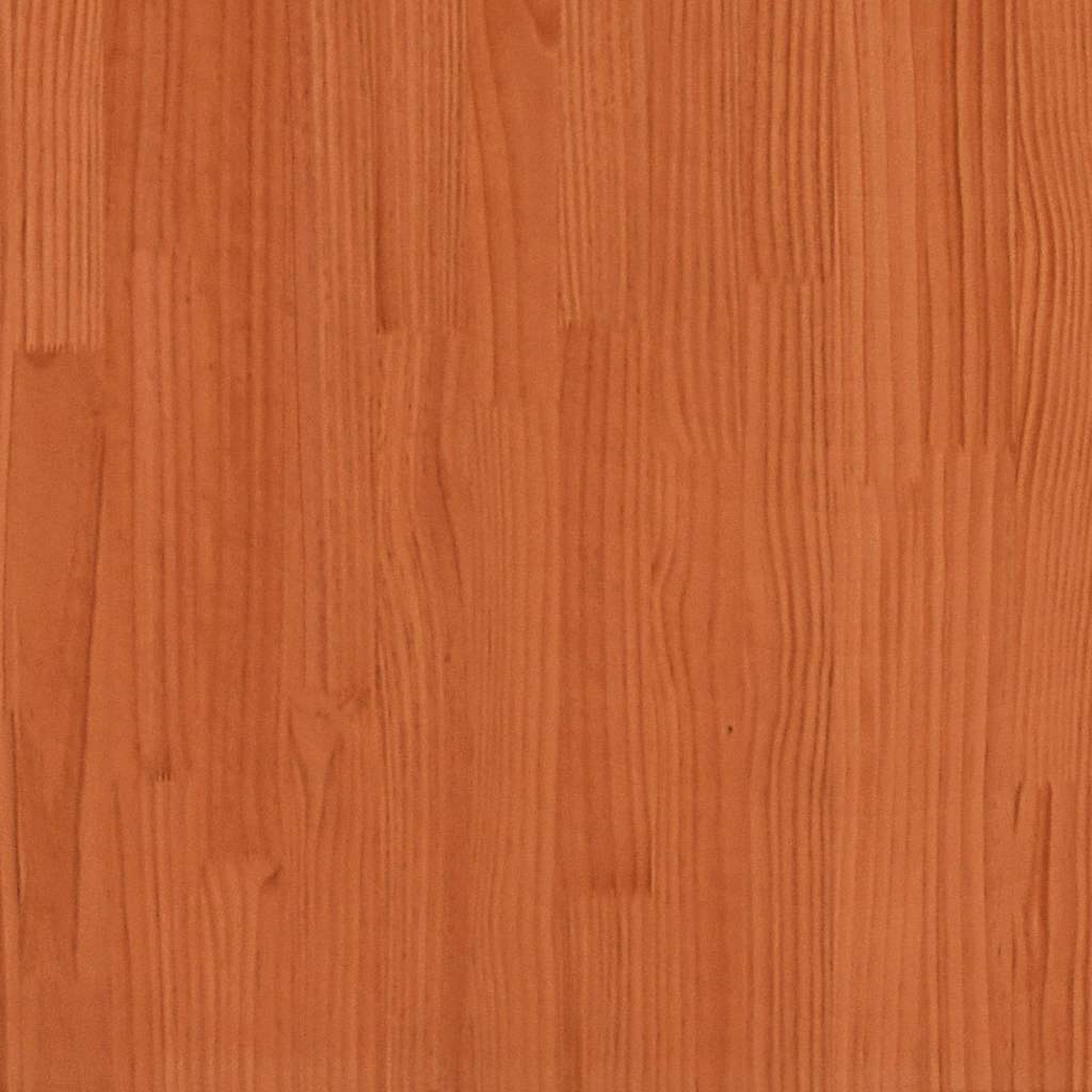 Odlingslåda vaxbrun 70x70x72,5 cm massiv furu