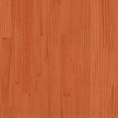 Odlingslåda vaxbrun 70x70x72,5 cm massiv furu