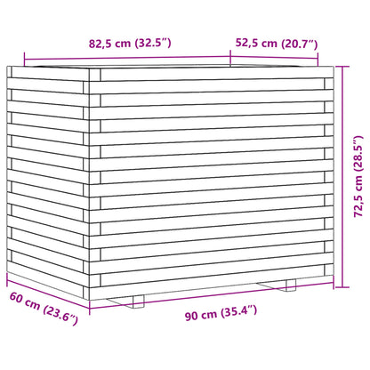 Odlingslåda 90x60x72,5 cm impregnerat furu