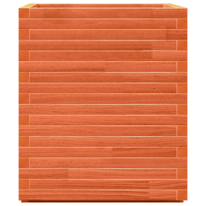 Odlingslåda vaxbrun 60x60x72 cm massiv furu