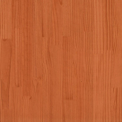 Odlingslåda vaxbrun 60x60x72 cm massiv furu