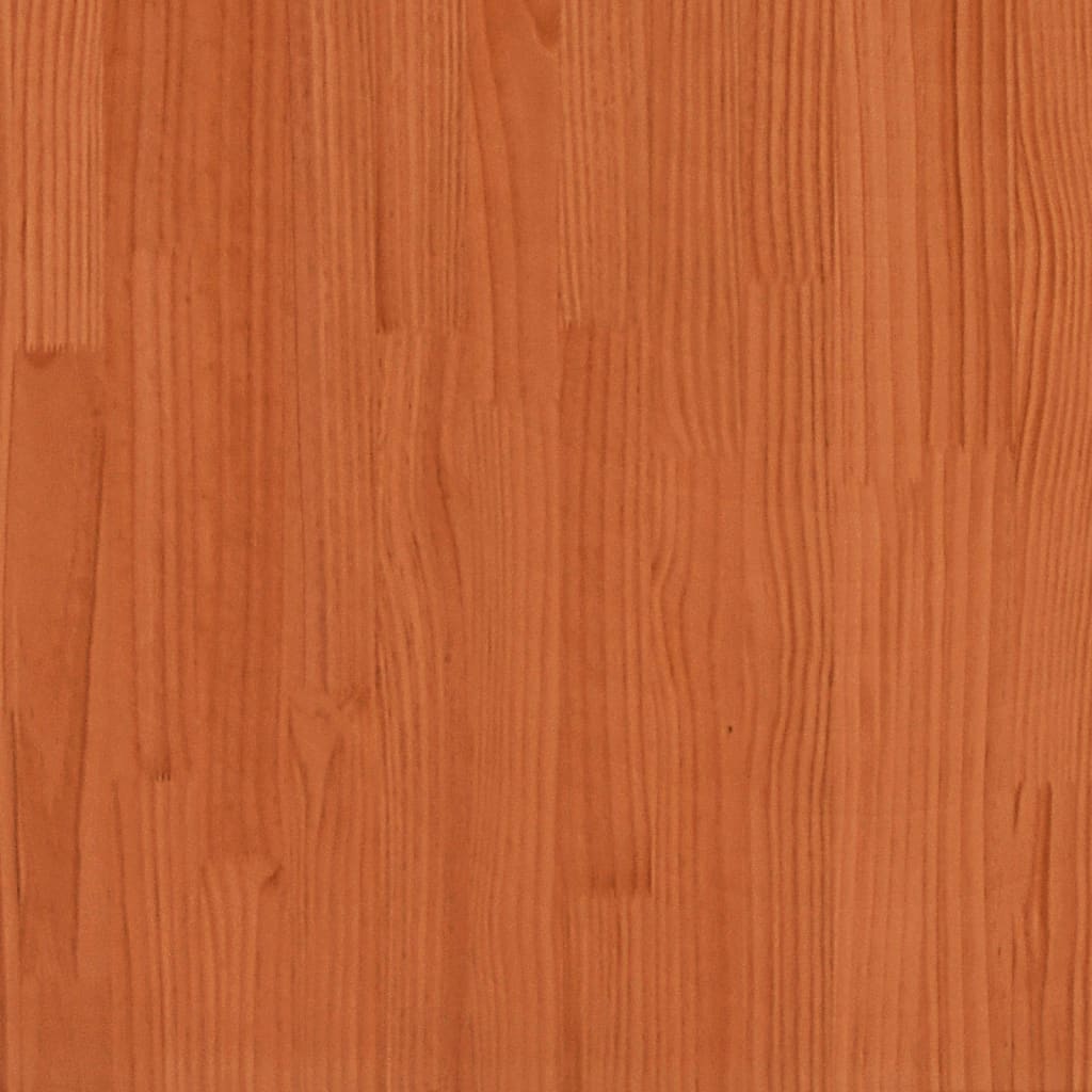 Odlingslåda vaxbrun 90x60x72 cm massiv furu