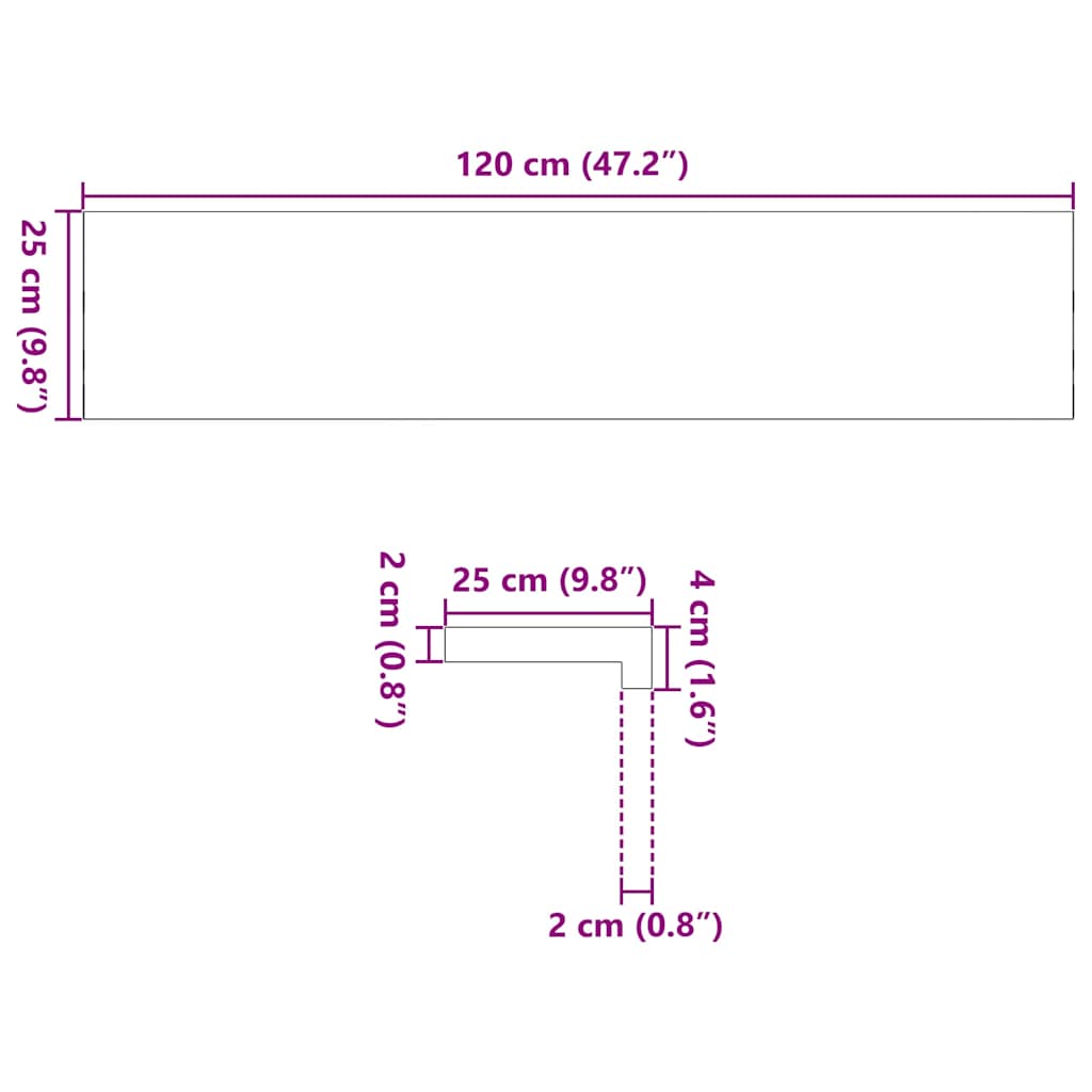 Trappstegsmattor 2 pcs ljusbrun 120x25x2 cm massiv ek