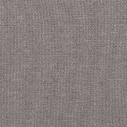 Sängram utan madrass taupe 140x190 cm tyg