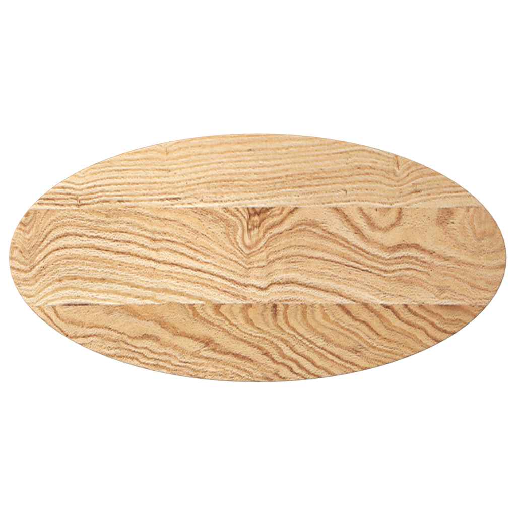 Bordsskiva 80x40x4 cm massiv ek oval