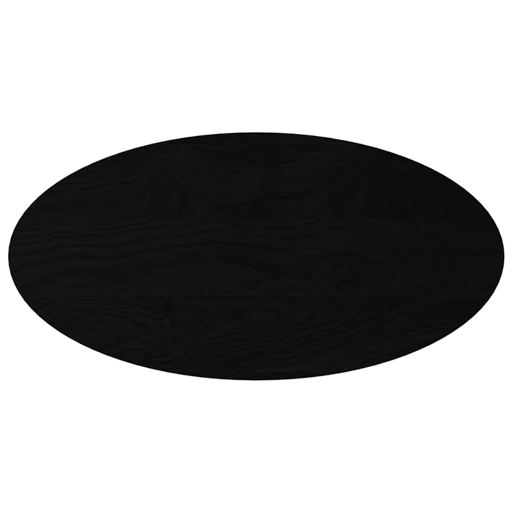 Bordsskiva mörkbrun 100x50x2 cm massiv ek oval