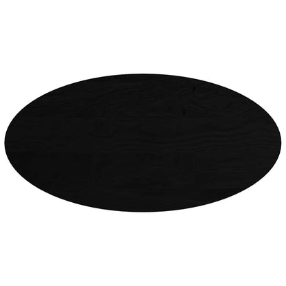 Bordsskiva mörkbrun 120x60x2 cm massiv ek oval