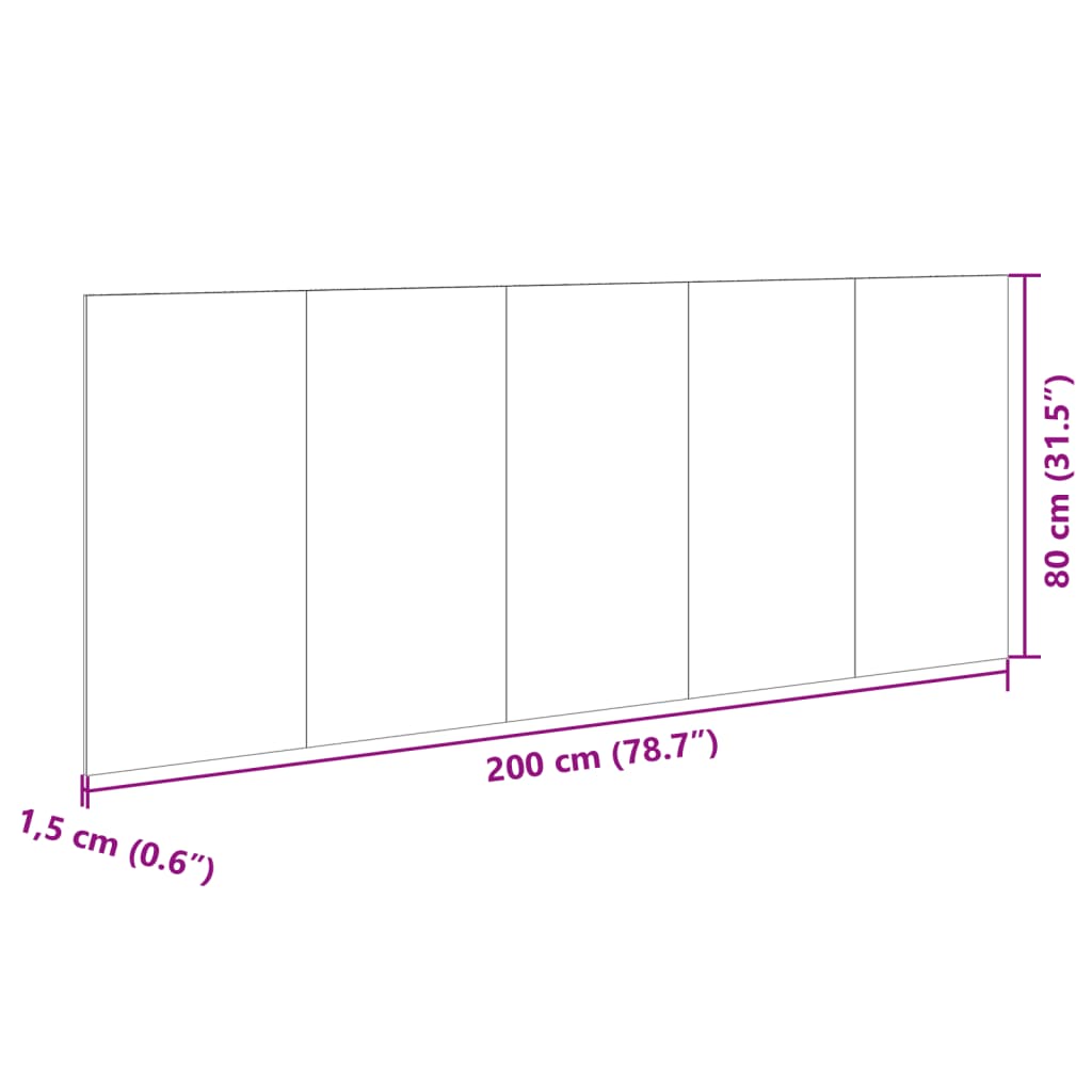 Sänggavel med lådor brun ek 200 cm konstruerat trä