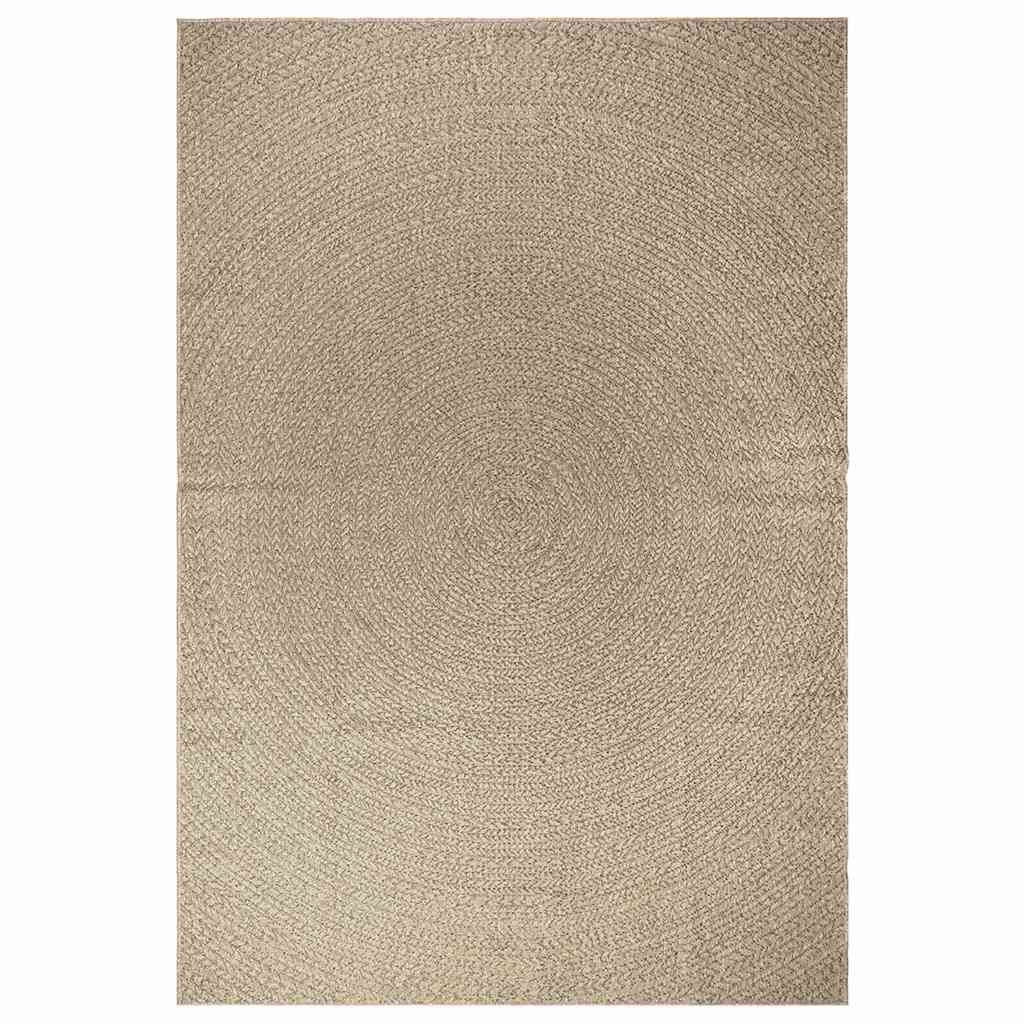 Matta ZIZUR beige 200x290 cm jutelook inomhus och utomhus