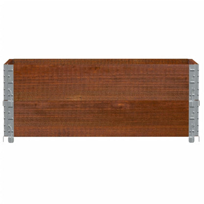 Odlingslåda brun 100x50 cm massiv furu