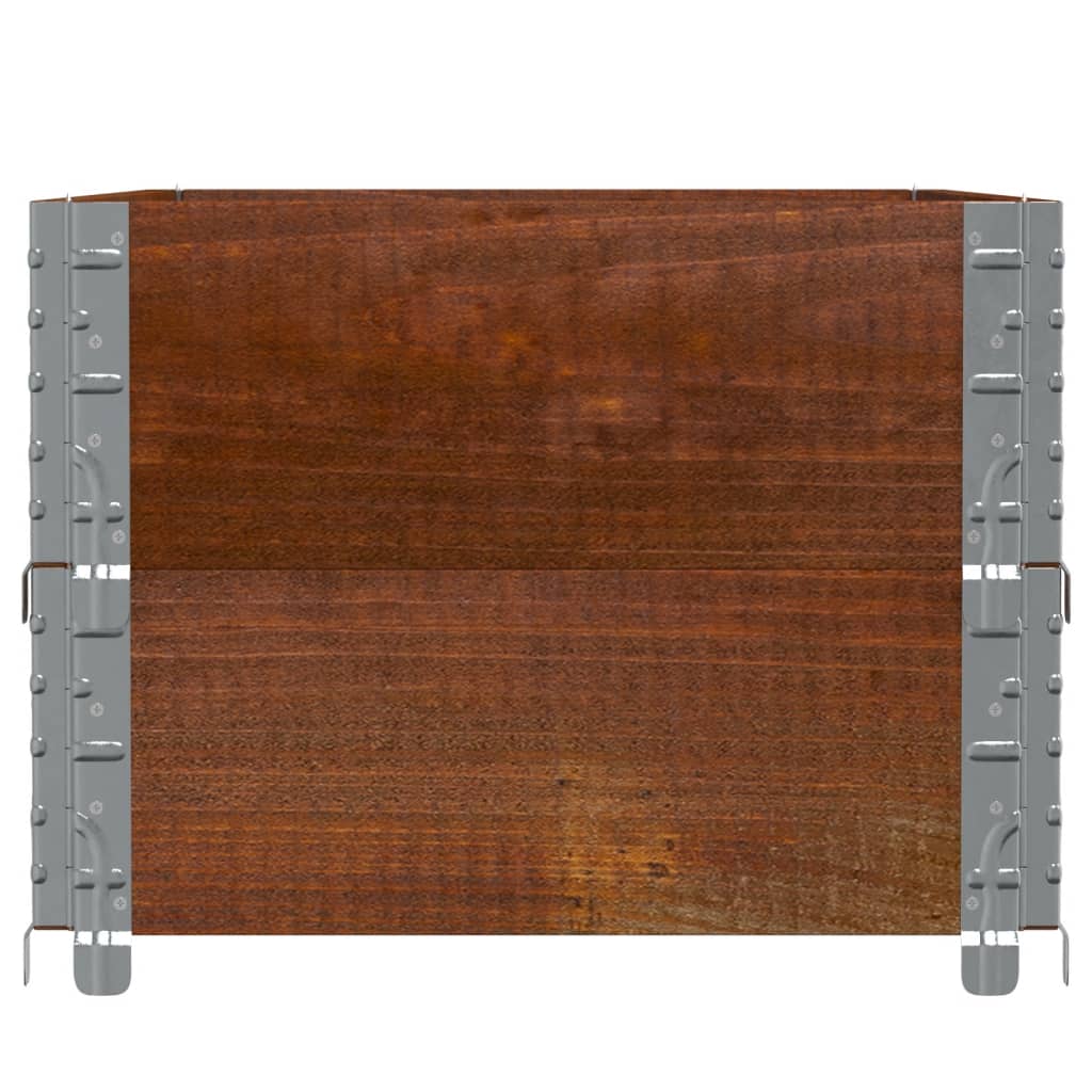 Odlingslåda brun 100x50 cm massiv furu