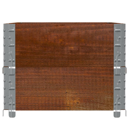 Odlingslåda brun 100x50 cm massiv furu