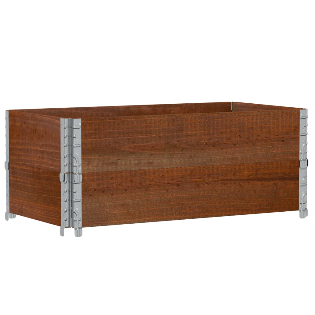 Odlingslåda brun 100x50 cm massiv furu