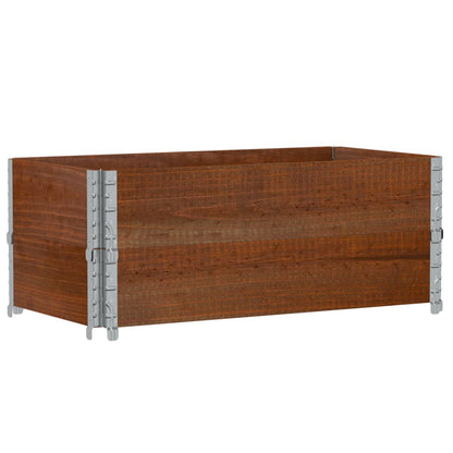 Odlingslåda brun 100x50 cm massiv furu