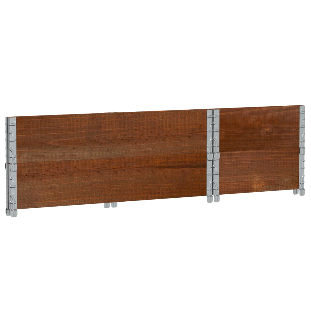 Odlingslåda brun 100x50 cm massiv furu