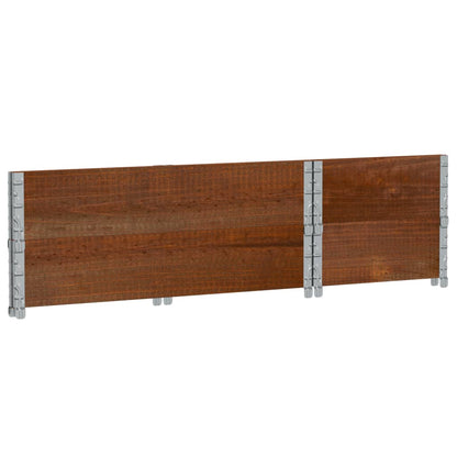 Odlingslåda brun 100x50 cm massiv furu