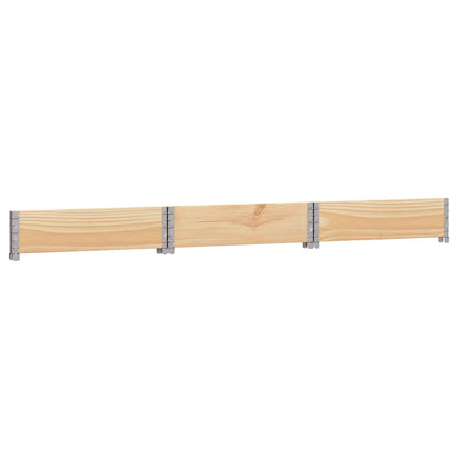 Pallkrage sexhörning 160x160 cm massiv furu