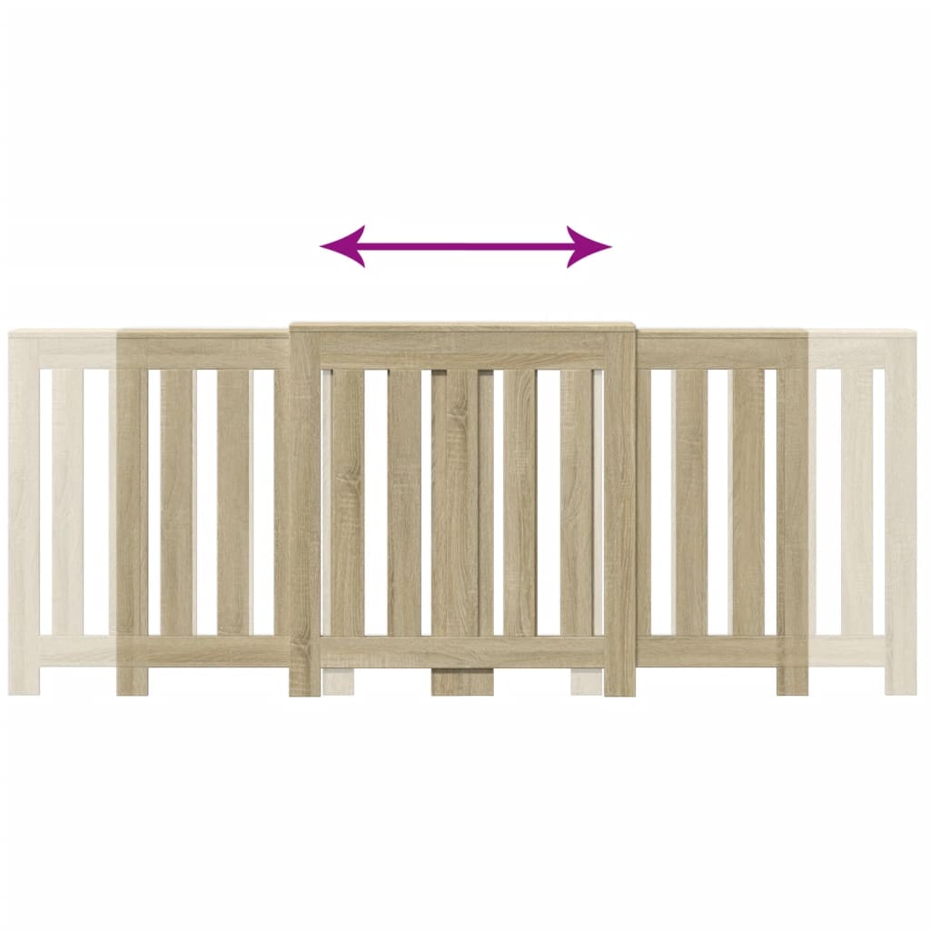 Elementskydd sonoma-ek 205x21,5x83,5 cm konstruerat trä