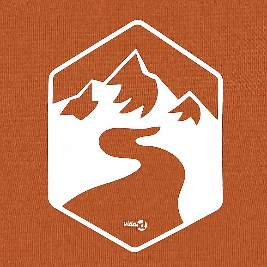 Tak Tält Orange 243 x 243 x 251 cm tyg