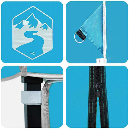 Tak Tält Blå 243 x 243 x 251 cm tyg