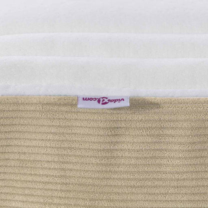 Sängmadrass med madrass Salvia 90 x 190 cm tyg