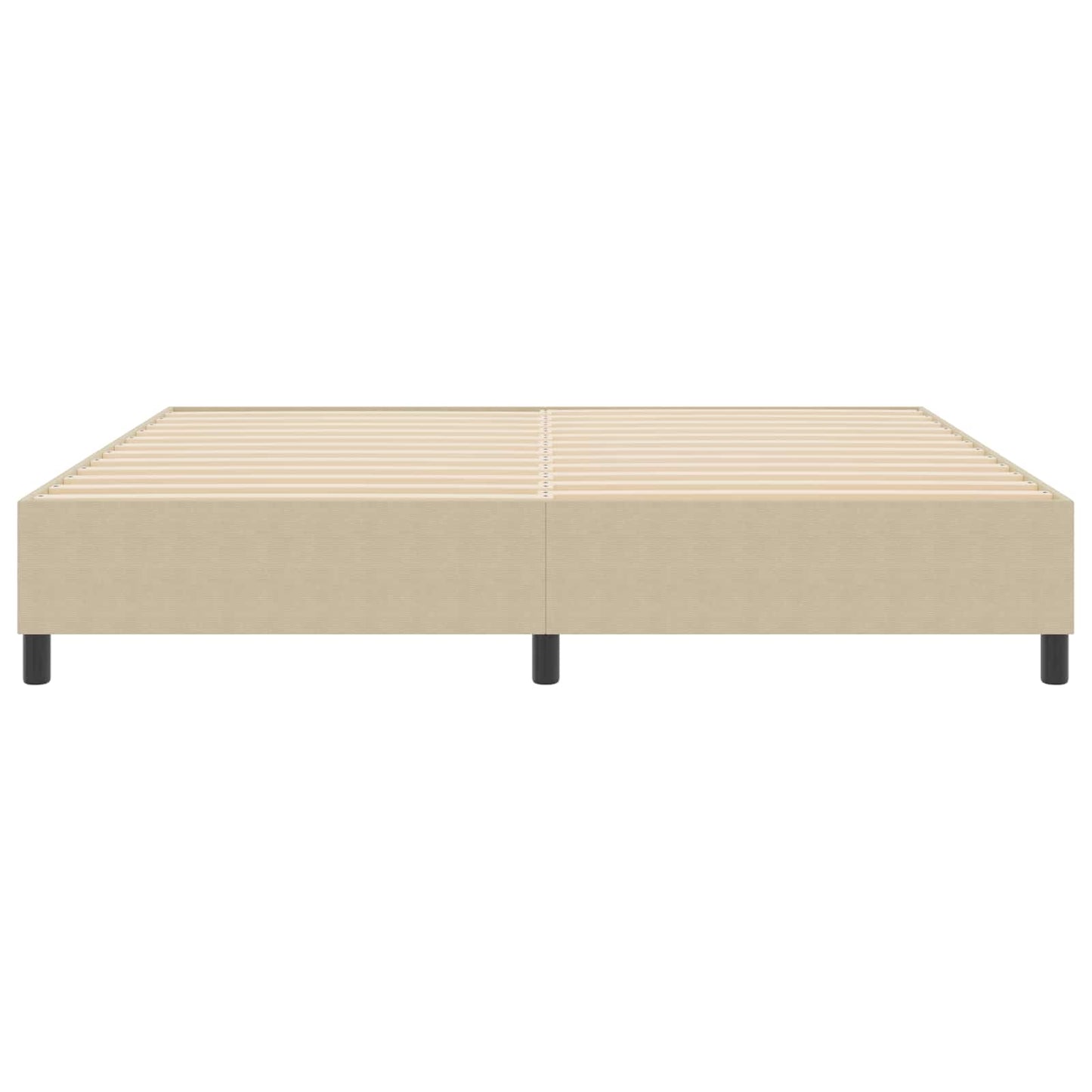 Plattform sängram Grågrön 200 x 200 cm tyg