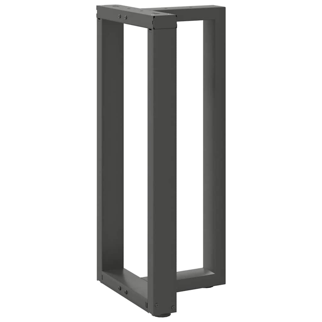 Barbordsben T-formad 2 st antracit 40x35x(90-91) cm stål