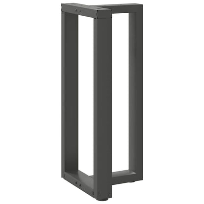 Barbordsben T-formad 2 st antracit 50x35x(90-91) cm stål