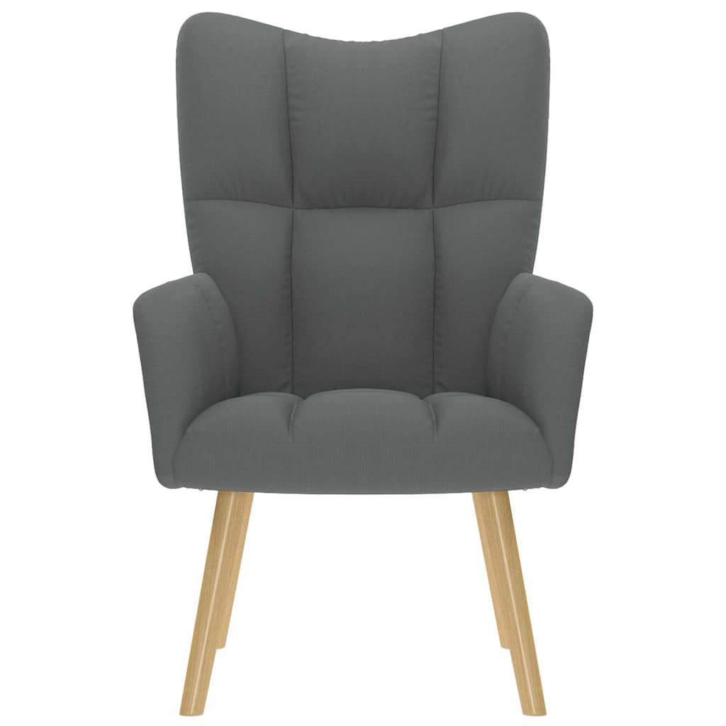 Vilstol mörkgrå tyg