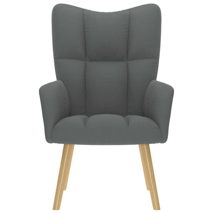 Vilstol mörkgrå tyg