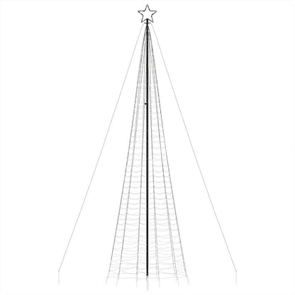 LED julgran med spikar 1534 LED blå 500 cm