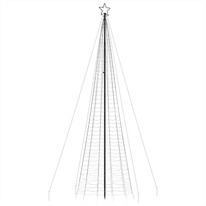 LED julgran med spikar 1534 LED blå 500 cm