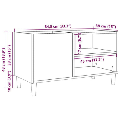 Stereobänk artisan ek 84,5x38x48 cm konstruerat trä