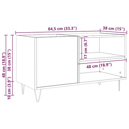 Stereobänk artisan ek 84,5x38x48 cm konstruerat trä