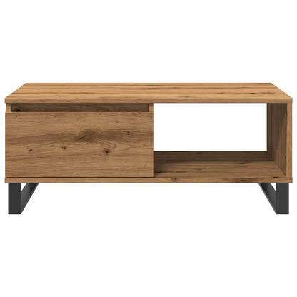 Soffbord artisan ek 90x50x36,5 cm konstruerat trä