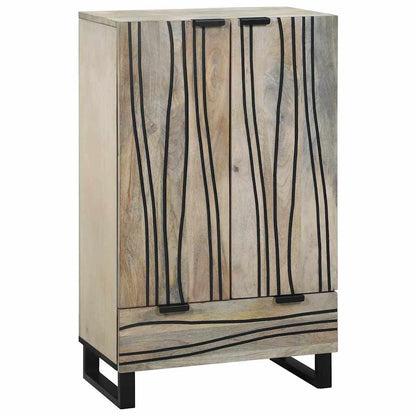 Medielagringsskåp och hyllor Vit och svart 60 x 33 x 100 cm