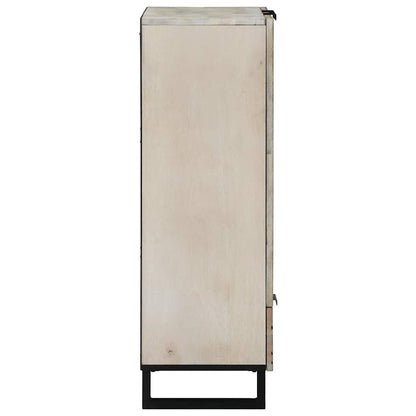 Medielagringsskåp och hyllor Vit och svart 60 x 33 x 100 cm