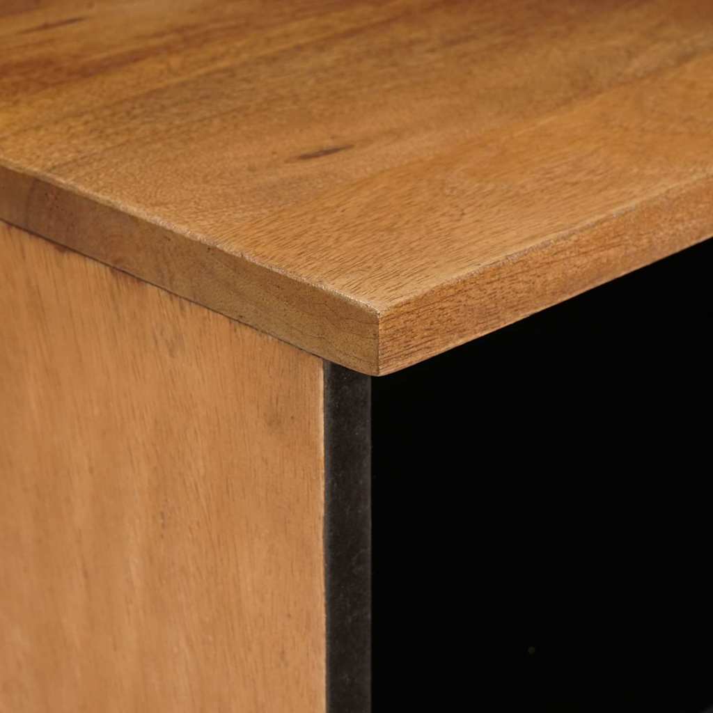 Nattduksbord 2 pcs Ljusbrun 40 x 33 x 46 cm Massivt akaciaträ