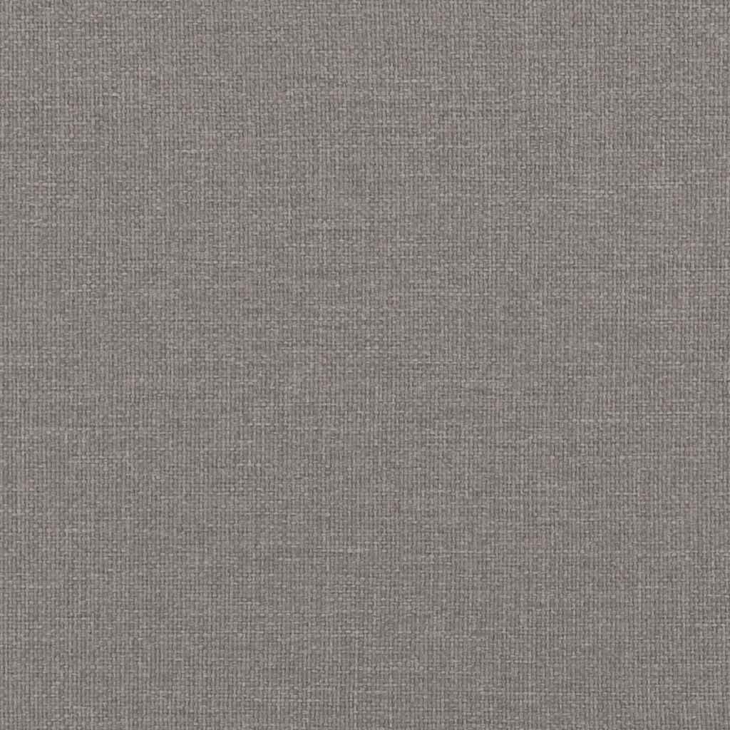 Ottoman sängram utan madrass taupe 100x200 cm tyg