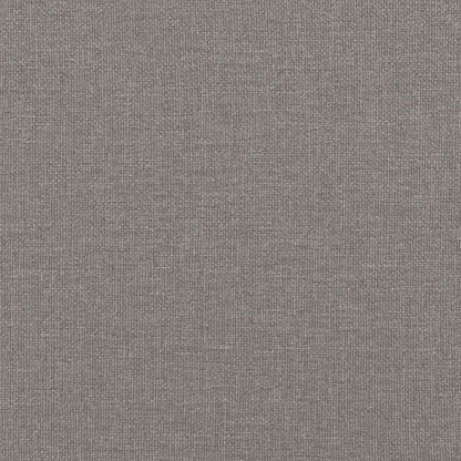 Ottoman sängram utan madrass taupe 100x200 cm tyg