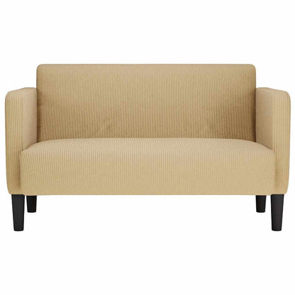 Loveseat soffa ljusgrön 109 cm manchestertyg