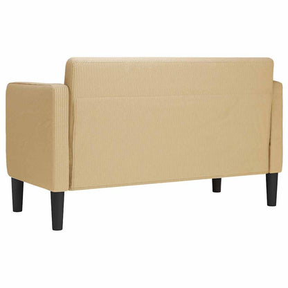 Loveseat soffa ljusgrön 109 cm manchestertyg